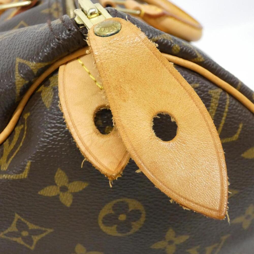 LOUIS VUITTON Authentic Brown Monogram Speedy 40 Boston Bag - Picture 3 of 7